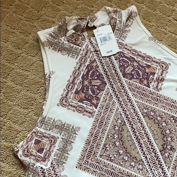 Patterned Blu Pepper T-Shirt Dress! - Picture 3 of 5